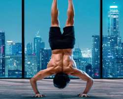 The actor exercises regularly to maintain his body shape.